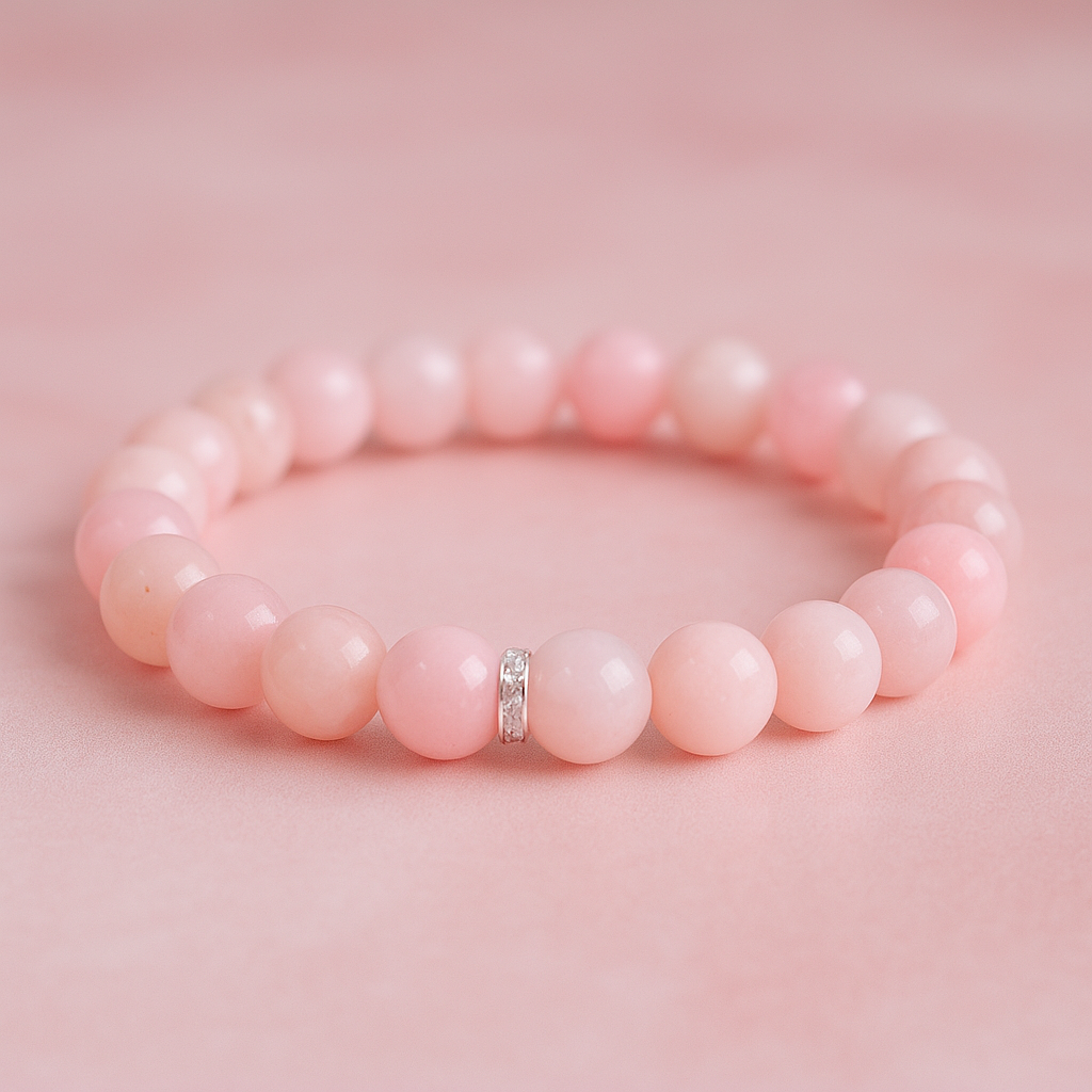 Bracelet Opale Rose – Douceur & Harmonie