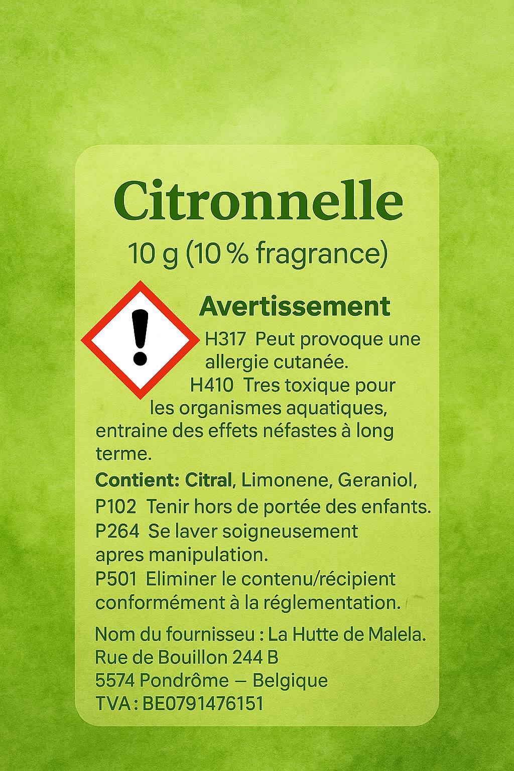 Citronelle (Anti Moustique)