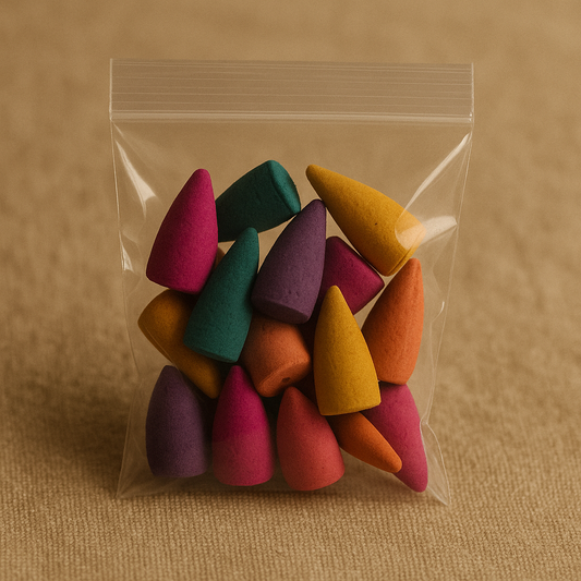 Cônes d'Encens Multicolores