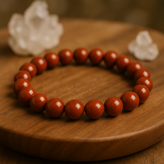 Bracelet Jaspe Rouge – Force & Ancrage