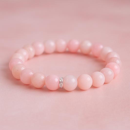 Bracelet Opale Rose – Douceur & Harmonie