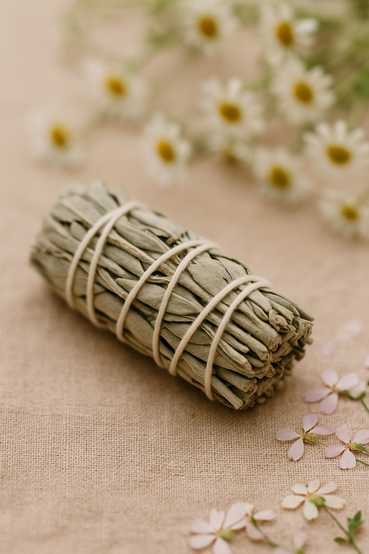 Sauge Blanche Amérindienne – Purification & Harmonie 5/6 cm