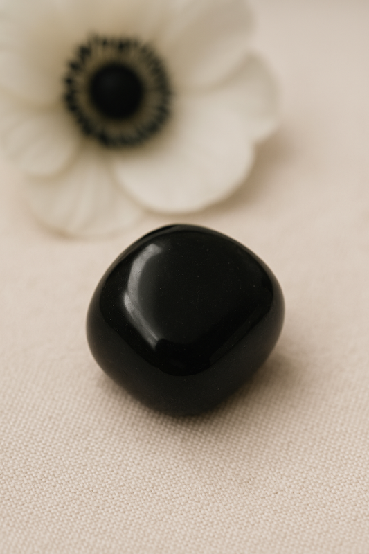Pierre Roulée Obsidienne Noire – Protection & Purification